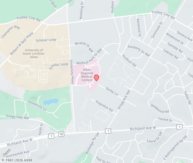 Location Map: 80 Physician Drive Aiken, South Carolina 29801