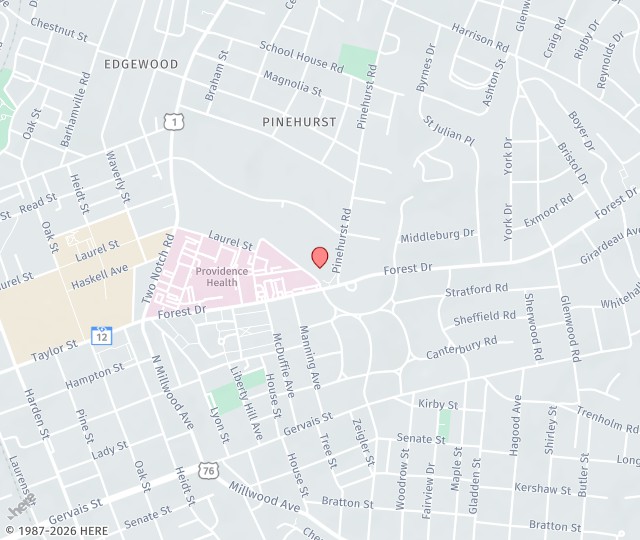 Location Map: 1608 Westminster Drive Columbia, South Carolina 29204