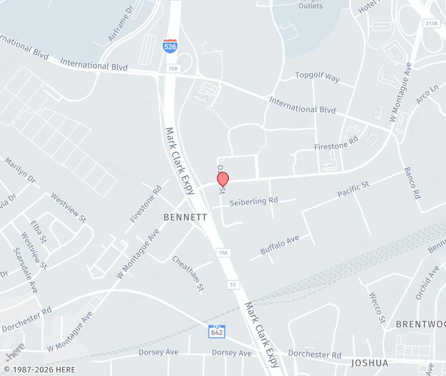 Location Map: 3471 West Montague Avenue North Charleston, South Carolina 29418