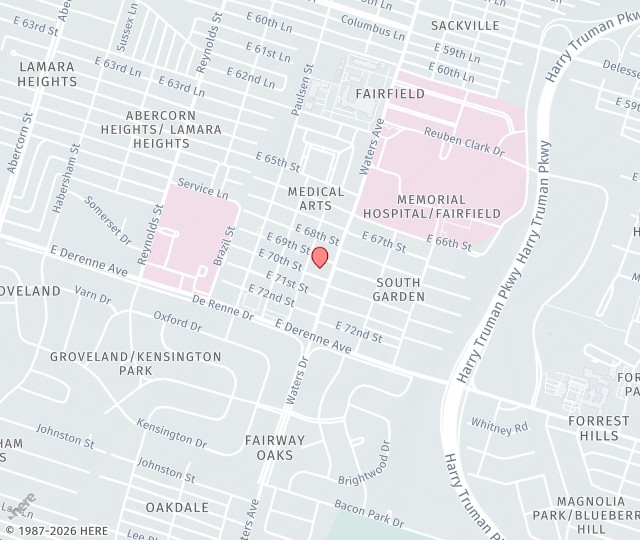 Location Map: 910 East 70th Street Savannah, Georgia 31405