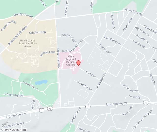 Location Map: 80 Physician Drive Aiken, South Carolina 29801