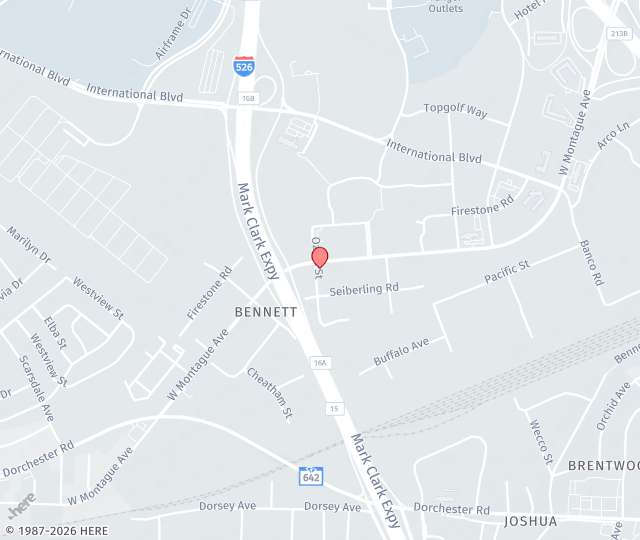 Location Map: 3471 West Montague Avenue North Charleston, South Carolina 29418