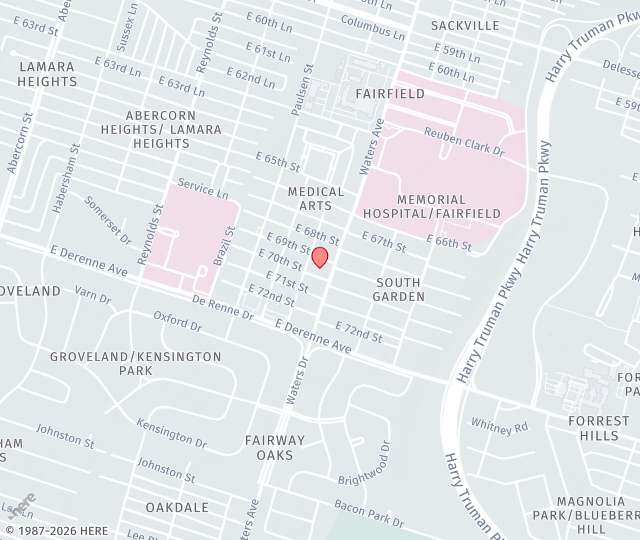 Location Map: 910 East 70th Street Savannah, Georgia 31405