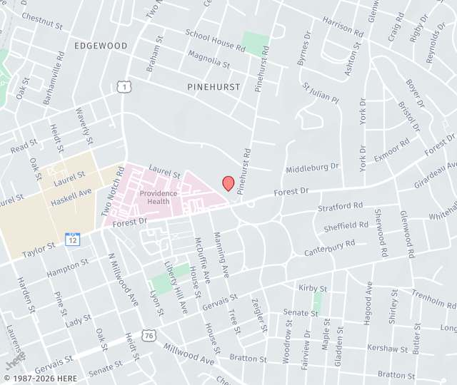 Location Map: 1608 Westminster Drive Columbia, South Carolina 29204