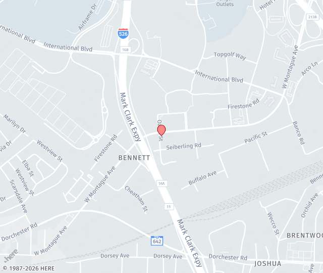 Location Map: 3471 West Montague Avenue North Charleston, South Carolina 29418